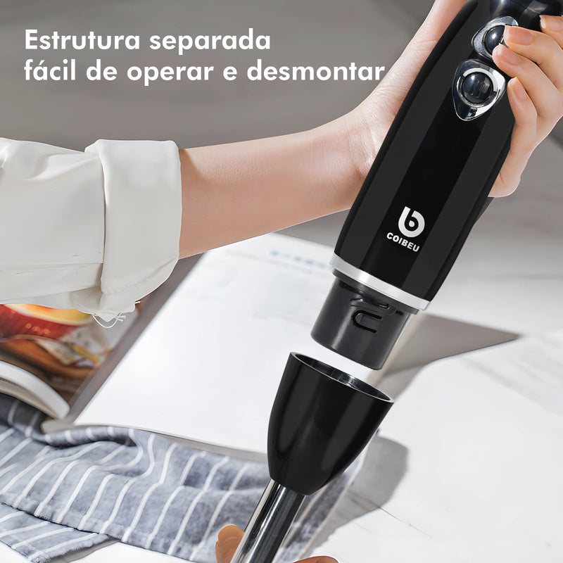 Conjunto Mixer e Processador de Alimentos 5 em 1