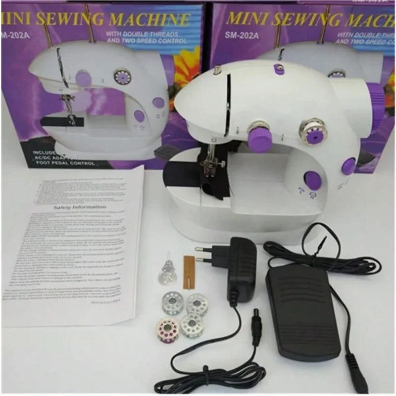 Mini Máquina de Costura Doméstica