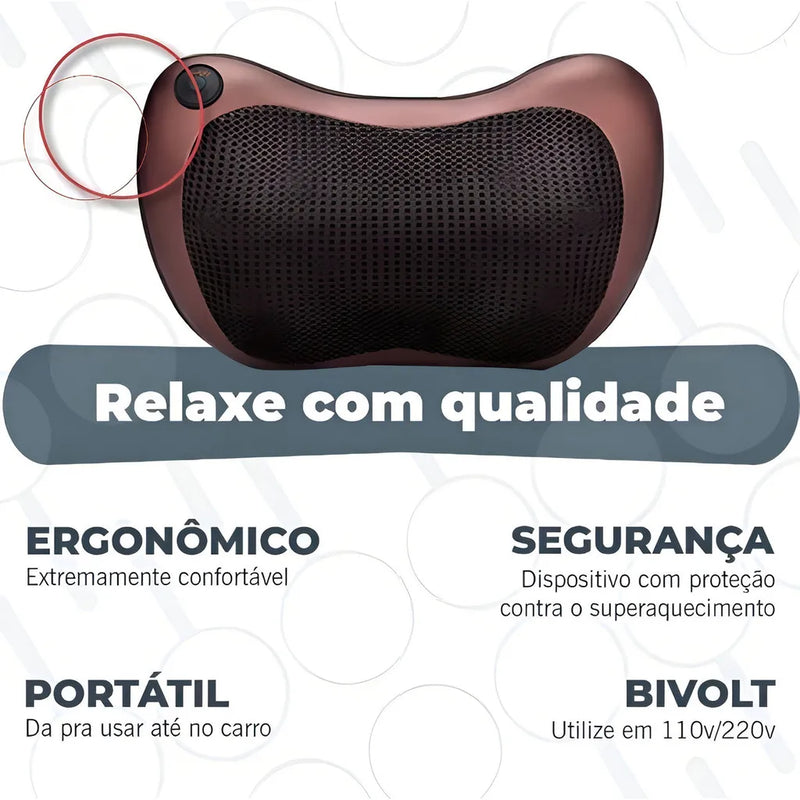Travesseiro Massageador Eletrico
