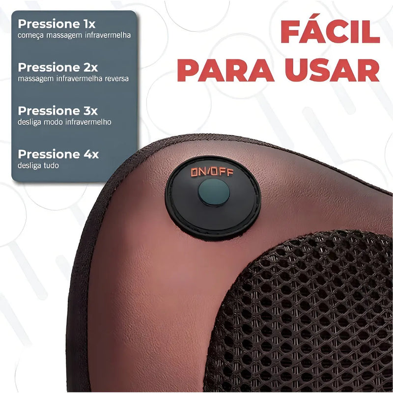Travesseiro Massageador Eletrico