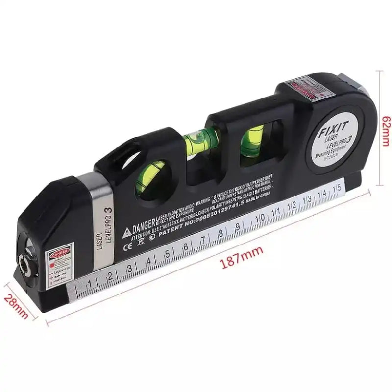 Trena Laser Nível Profissional 4 em 1